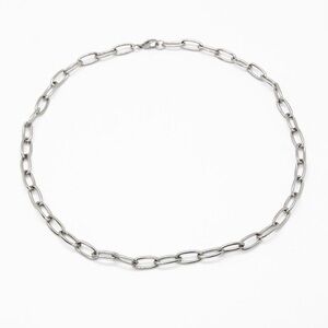 Simple Silver Chain Necklace